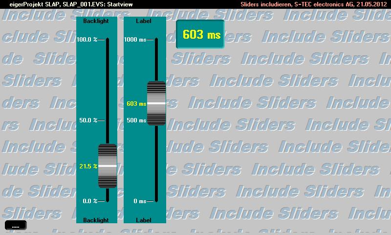 Vorgefertigte Slider f&uuml;r Ihre Applikation